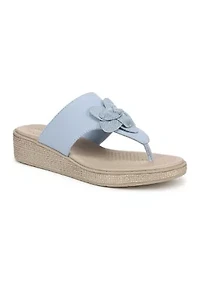 Bloom Platform Wedge Thong Sandals
