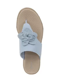 Bloom Platform Wedge Thong Sandals