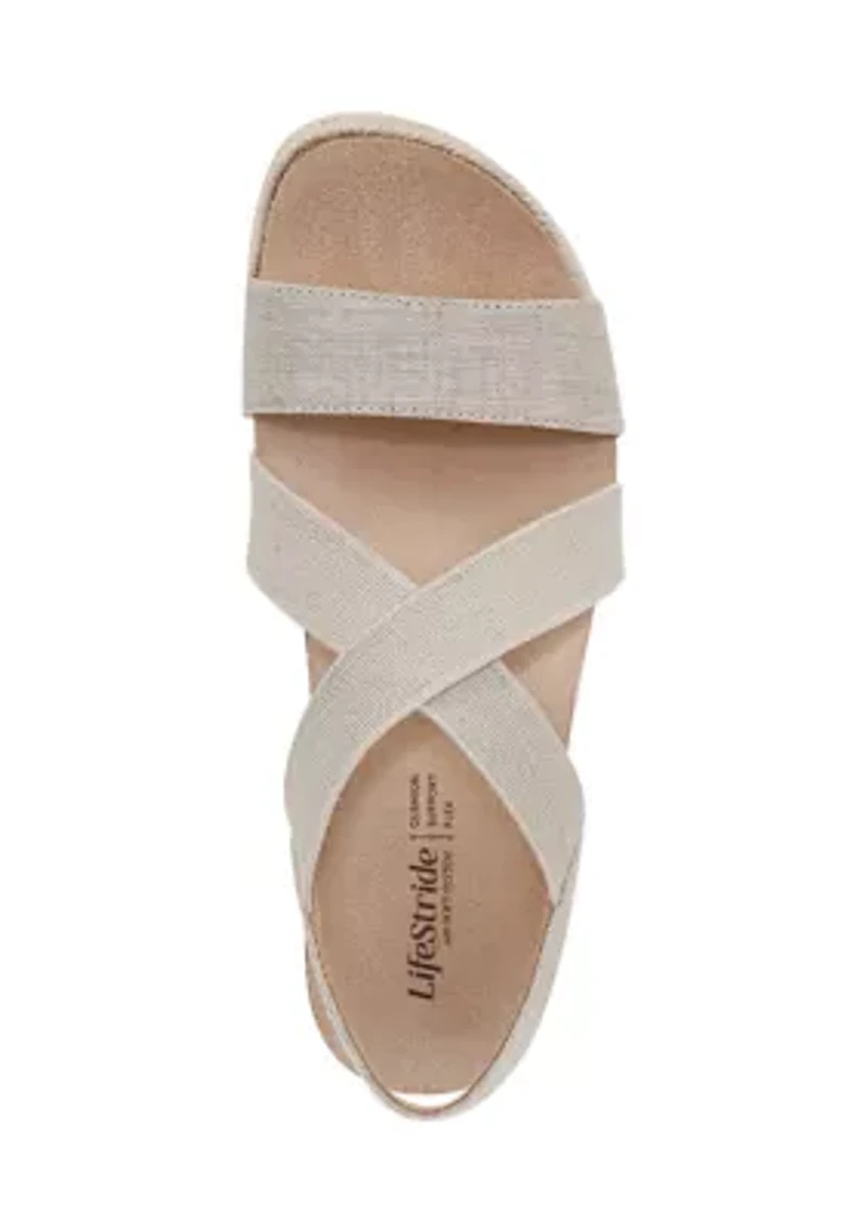 Breeze Strappy Wedge Sandal