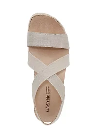 Breeze Strappy Wedge Sandal