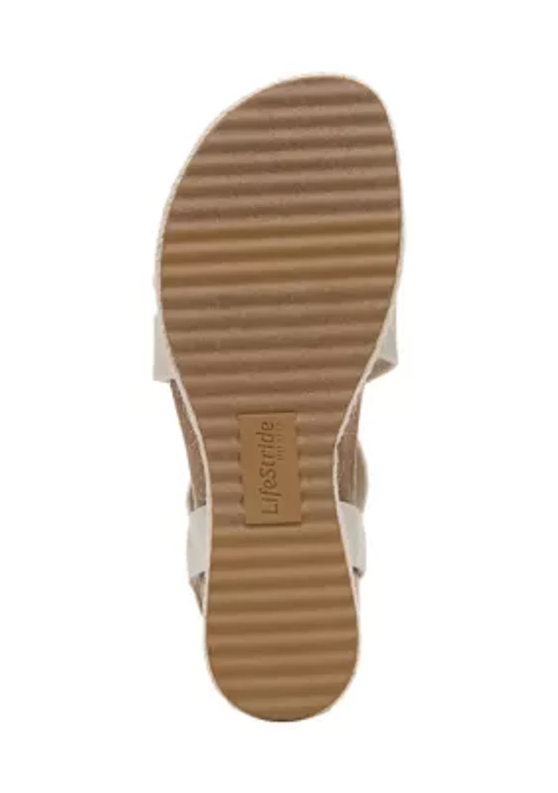 Breeze Strappy Wedge Sandal