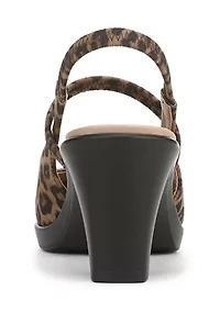 Evoke Leopard Heels