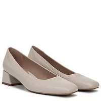 Huntley Block Heel Pump