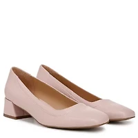 Huntley Block Heel Pump