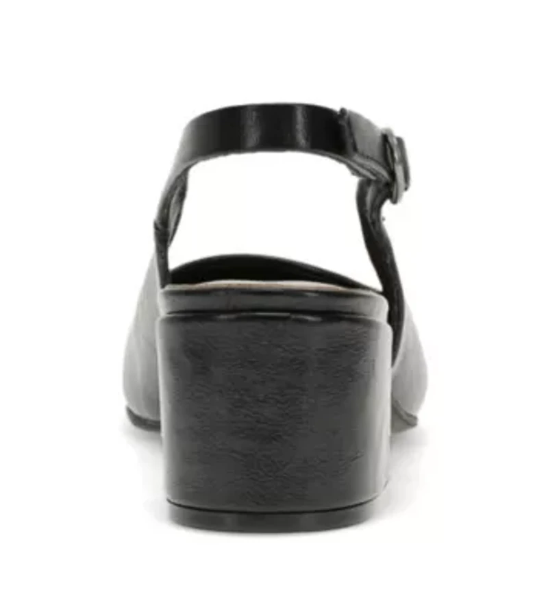 Ester Block Heel Slingback Pump