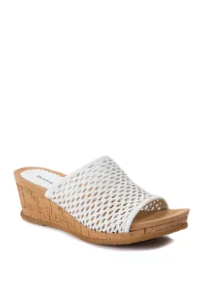 Flossey Wedge Slide Sandal