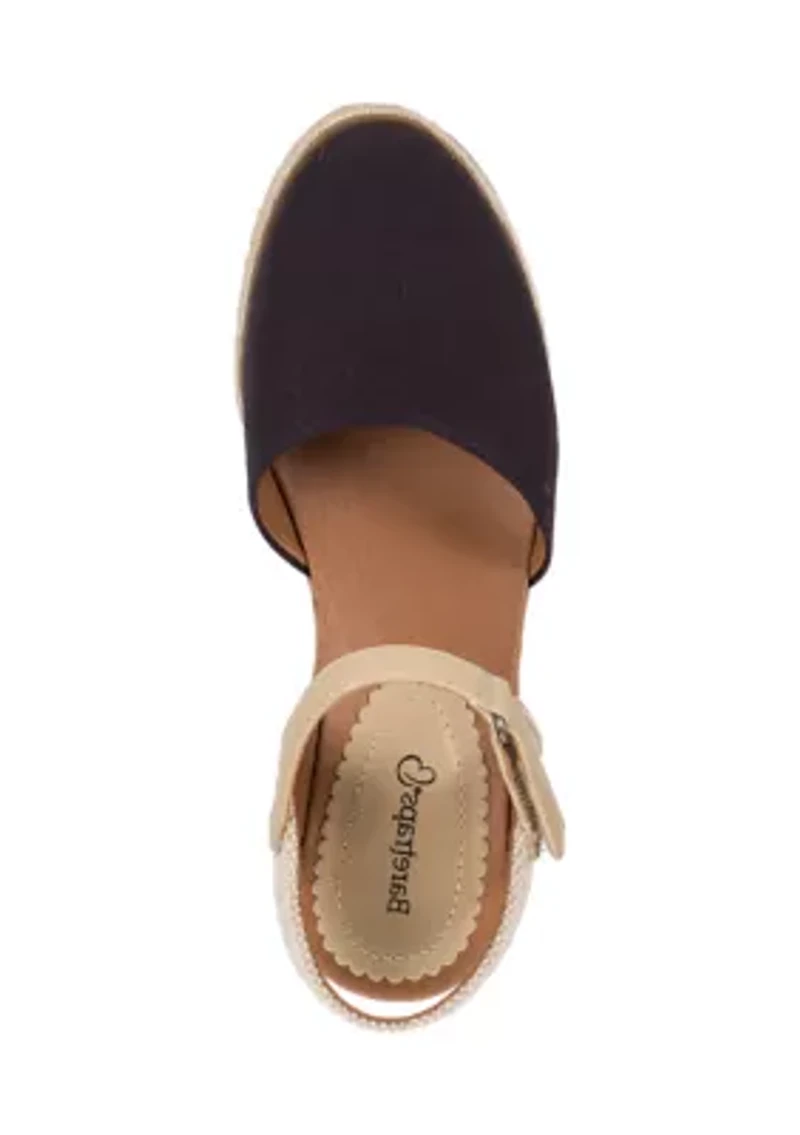 Ocean Closed Toe Wedge Sandal