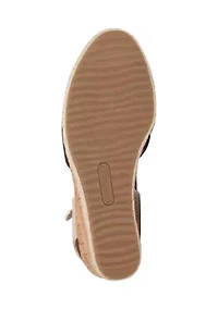 Ocean Closed Toe Wedge Sandal
