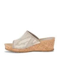 Flossey Wedge Slide Sandal