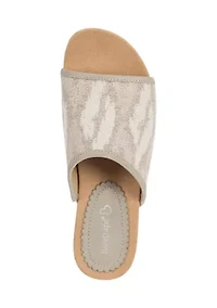 Flossey Wedge Slide Sandal