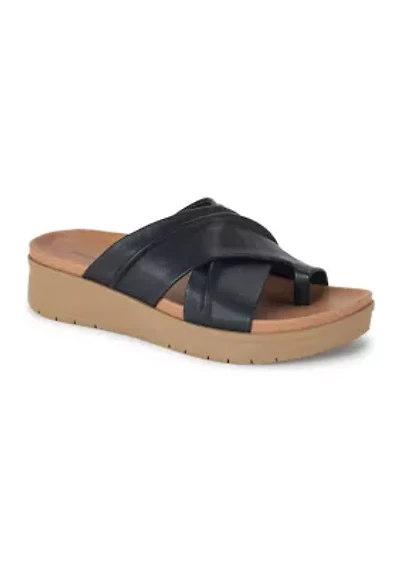 Geraldine Wedge Sandals