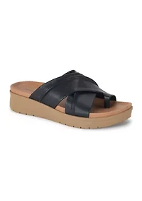 Geraldine Wedge Sandals