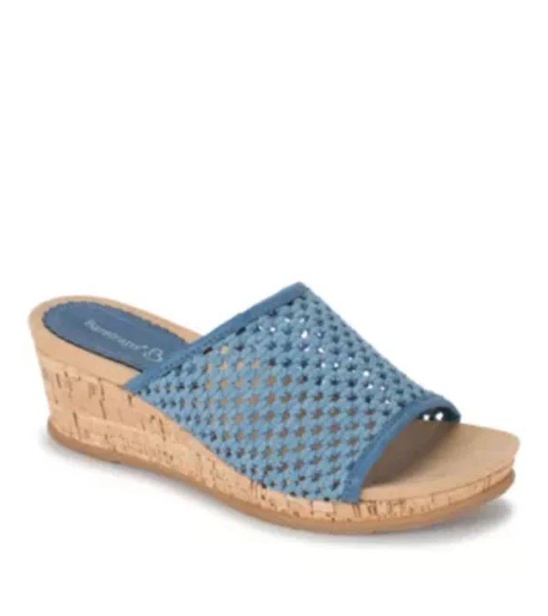 Flossey Wedge Slide Sandal