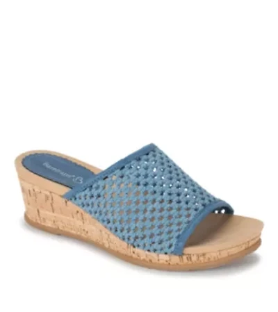 Flossey Wedge Slide Sandal