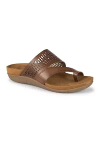 Juny Toe Ring Wedge Sandals