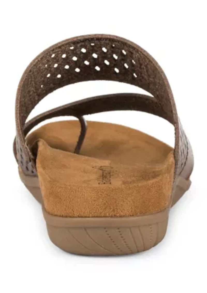 Juny Toe Ring Wedge Sandals