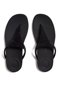 Solay Mixed Crystal Toe Post Sandals