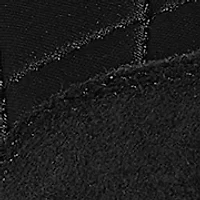 F-Mode Flow Crystal-strap Quilted Mary Janes