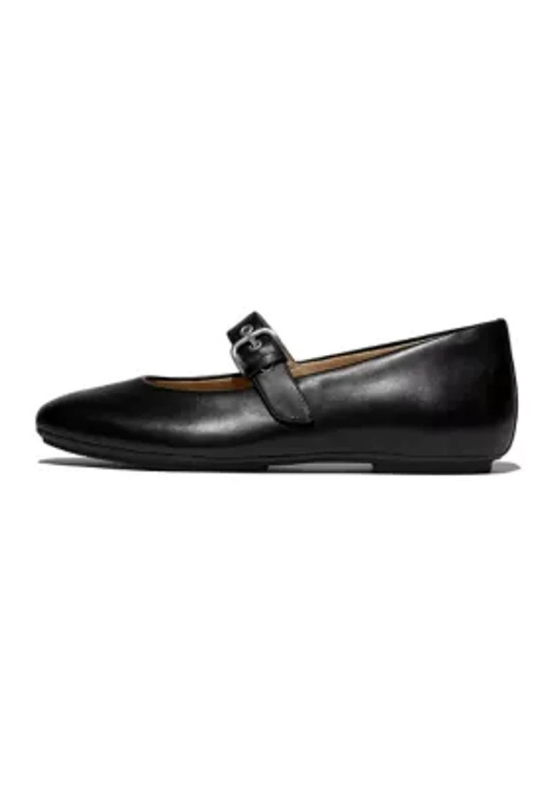 Delicato Leather Mary Jane Flats
