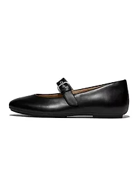 Delicato Leather Mary Jane Flats