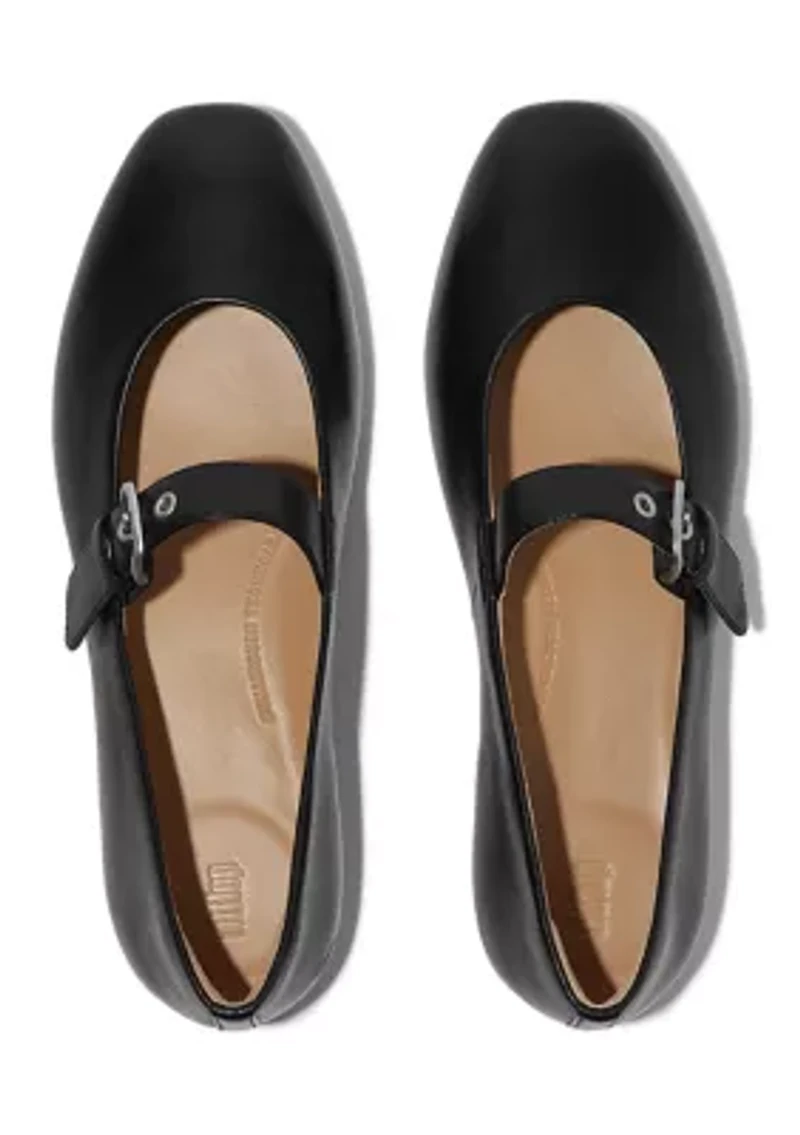 Delicato Leather Mary Jane Flats