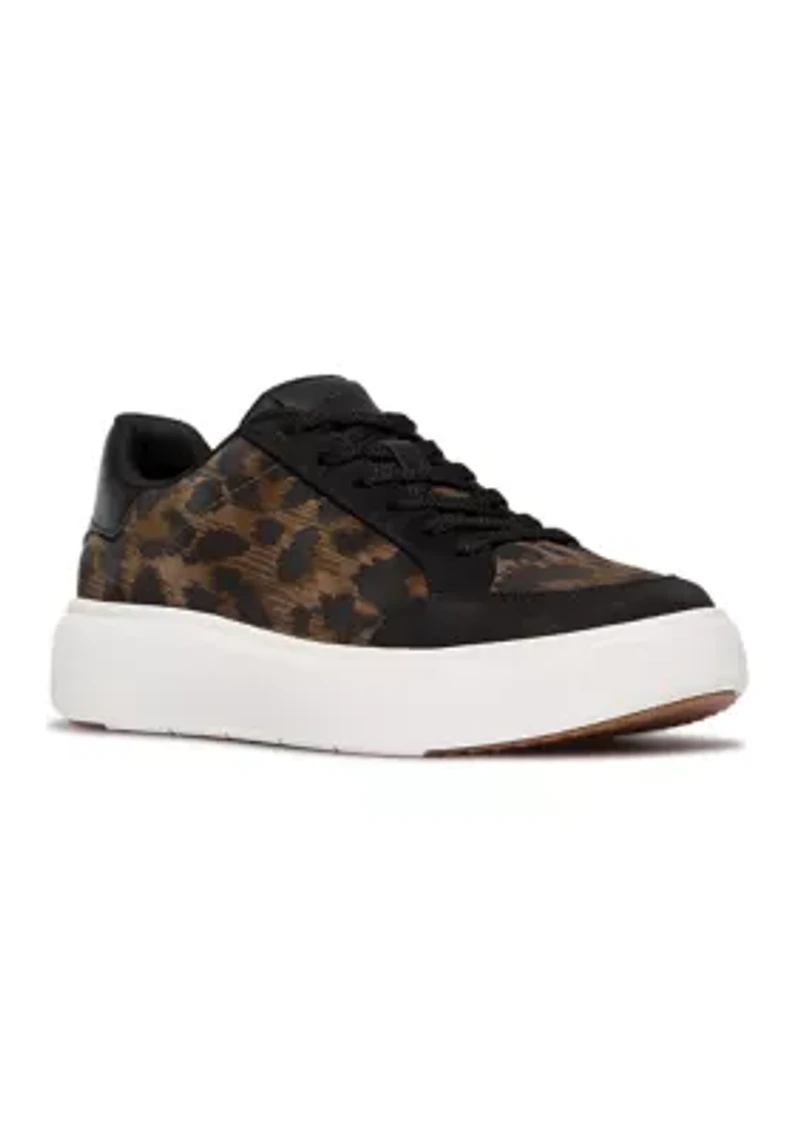 Leopard Suede Sneakers