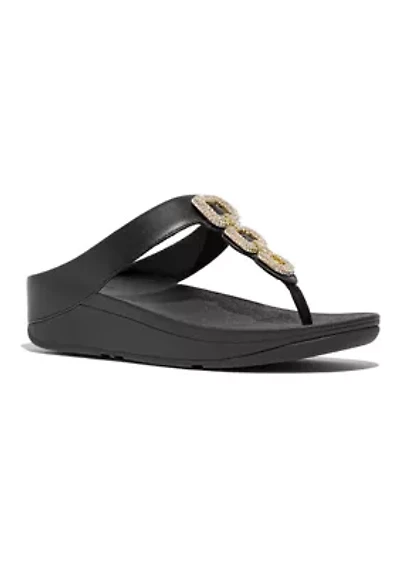 Fino Crystal Chain Sandals