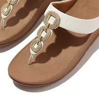 Fino Crystal Chain Sandals