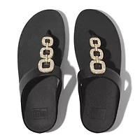 Fino Crystal Chain Sandals