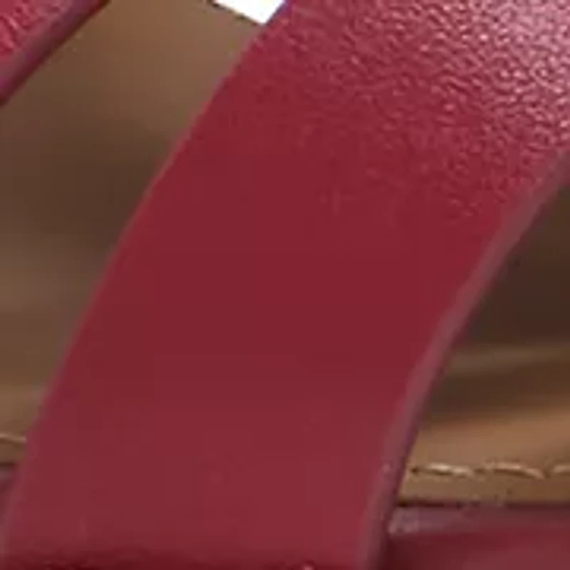 PLATFFORMS ESPADRILLE LEATHER FISHERMAN WEDGE SANDALS