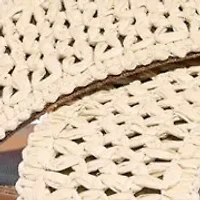 Gracie Woven Cross Slide Sandals
