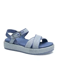 Carli Cross-Band Sandals