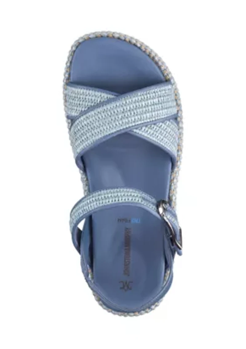 Carli Cross-Band Sandals