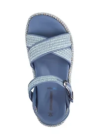 Carli Cross-Band Sandals