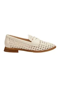 Gillian Woven Penny Loafers