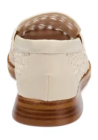 Gillian Woven Penny Loafers