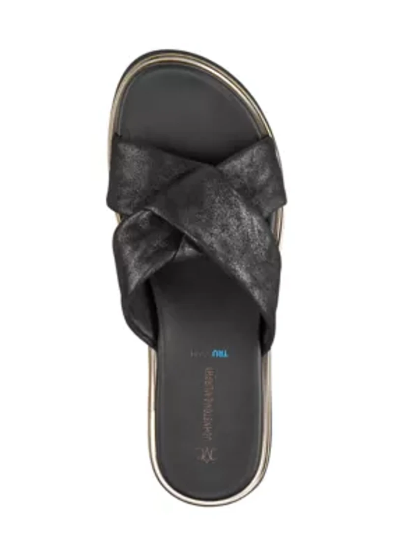 Mitzi Knotted Slide Sandals