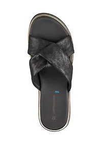 Mitzi Knotted Slide Sandals