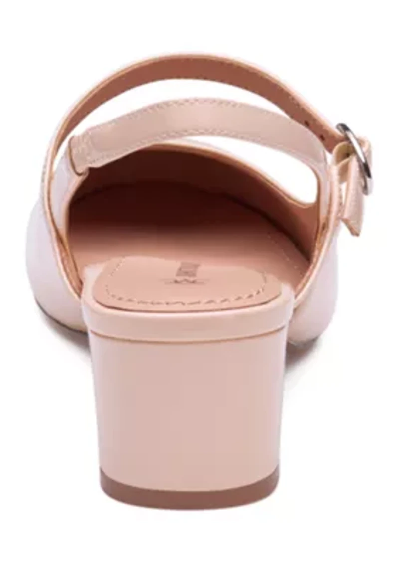 Sienna Mary Jane Slingback Heels