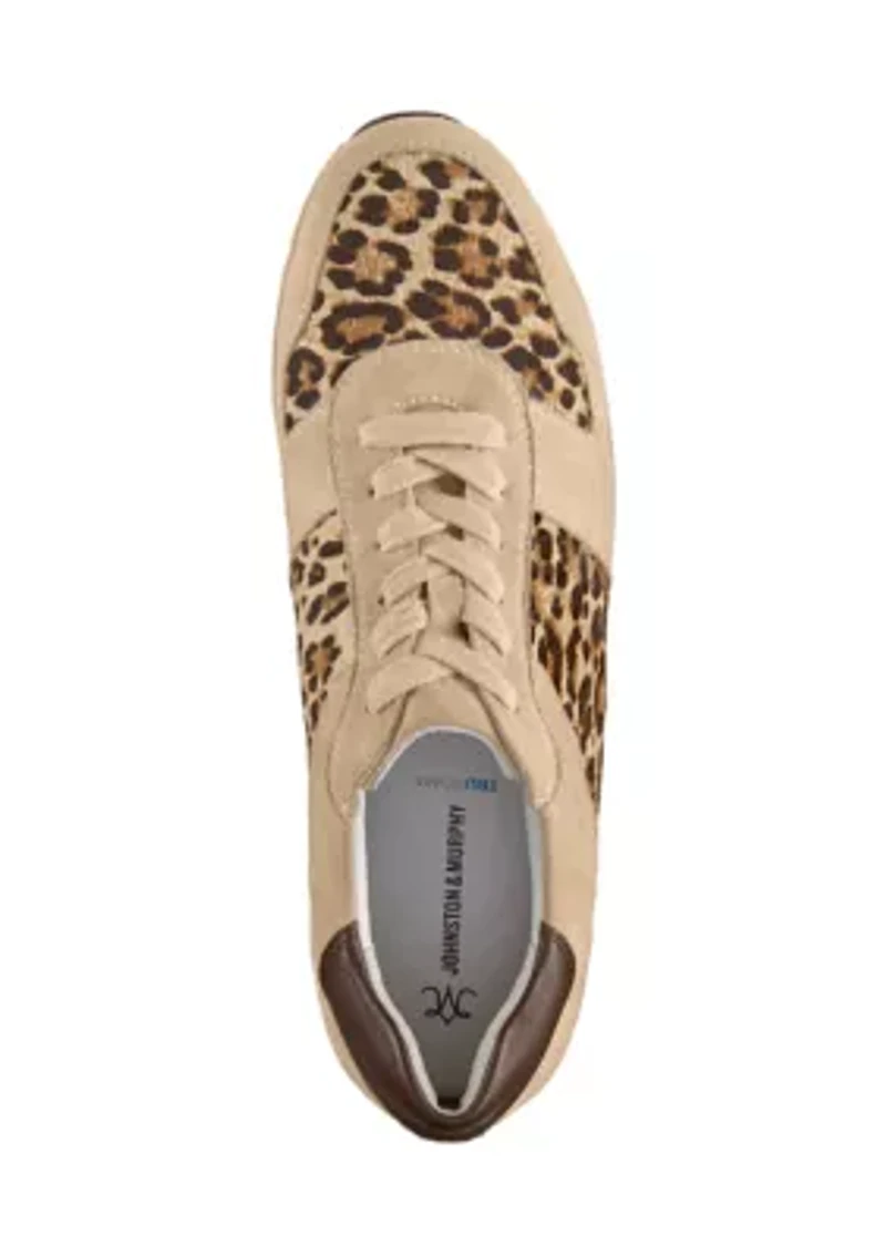 Gracie Color-Block Lace-Up Sneakers