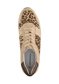 Gracie Color-Block Lace-Up Sneakers
