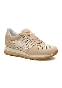 Piper Crochet Lace-Up Sneakers