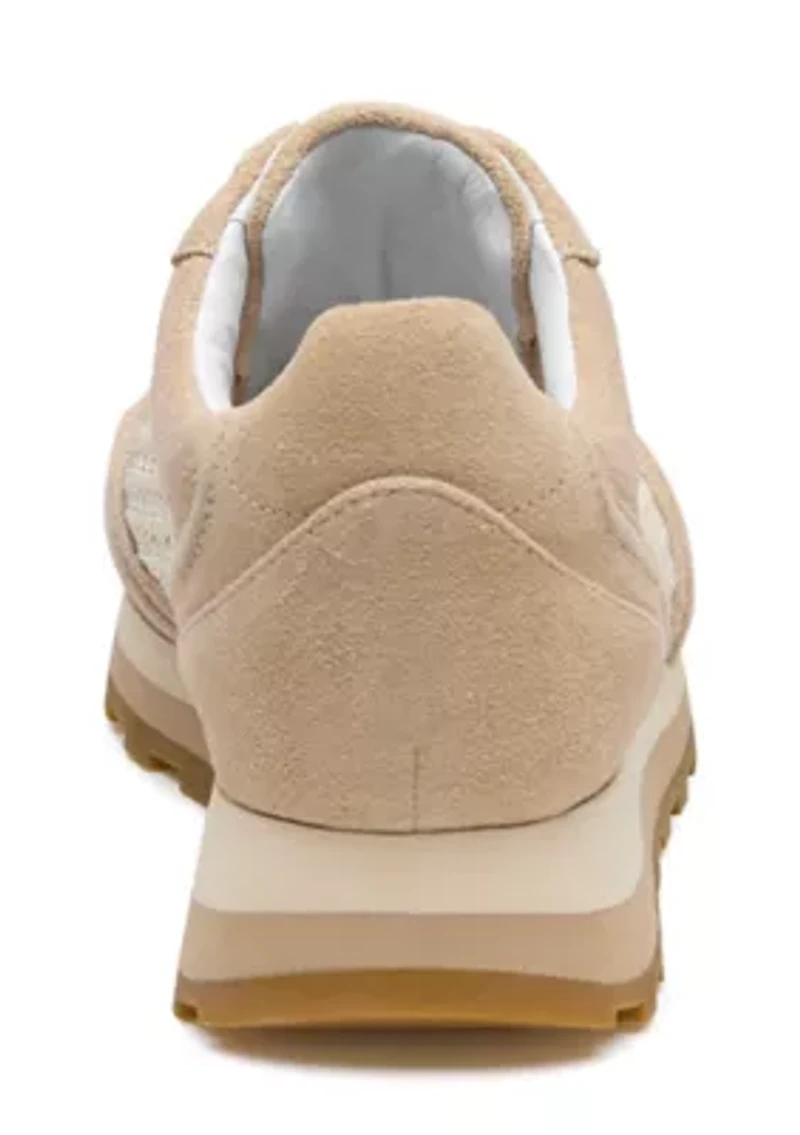 Piper Crochet Lace-Up Sneakers