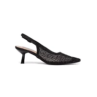 Linda, Dressy Mesh Slingback