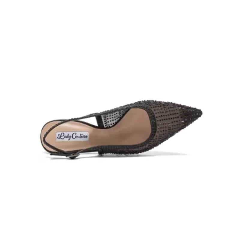 Linda, Dressy Mesh Slingback