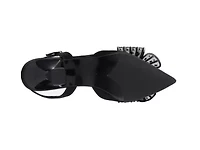 Leslie, Rhinestone Bow Ankle Strap Pump