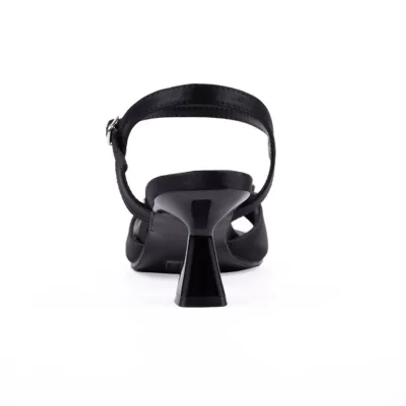 Liz, Jewel Ornament Satin Sandal