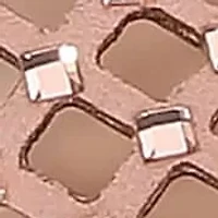 Garden, Birdcaged Rhinestones Metal Heel Slide