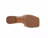 Garden, Birdcaged Rhinestones Metal Heel Slide