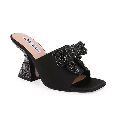 Spark, Rhinestone Bow Multi Jewel Heel Slide